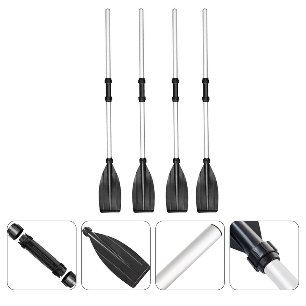 Boat Paddle Detachable Aluminum Alloy 2 Pairs D80279