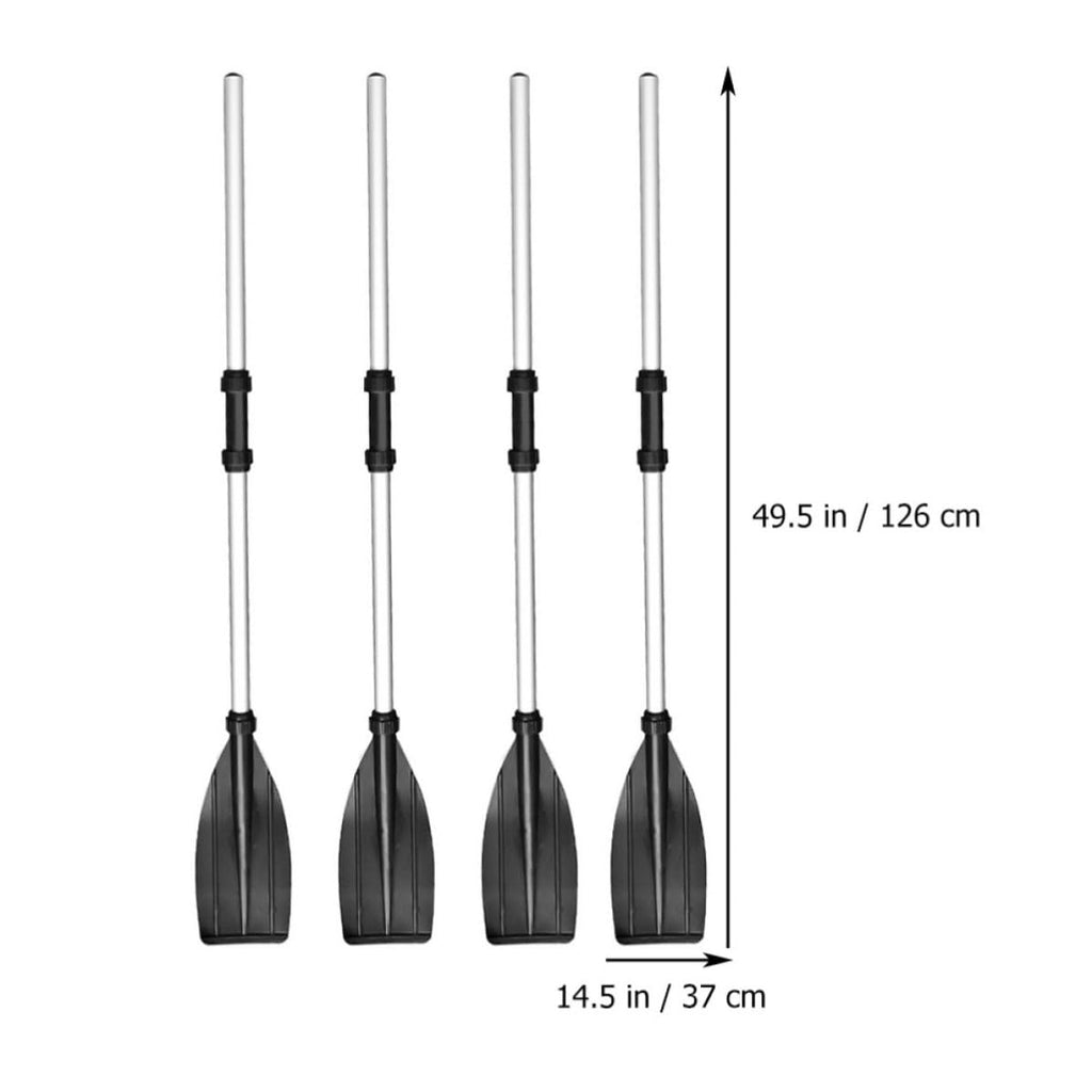 Boat Paddle Detachable Aluminum Alloy 2 Pairs D80279