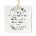 Ceramic 3-inch Square Ornament S763
