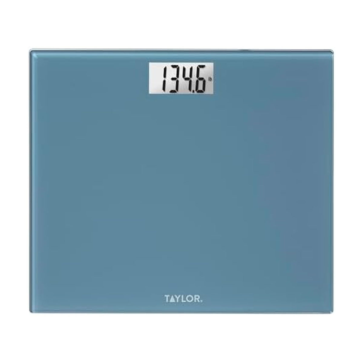Digital Scale, Extra-Wide 13x15 Glass Platform, Slate Blue T8590