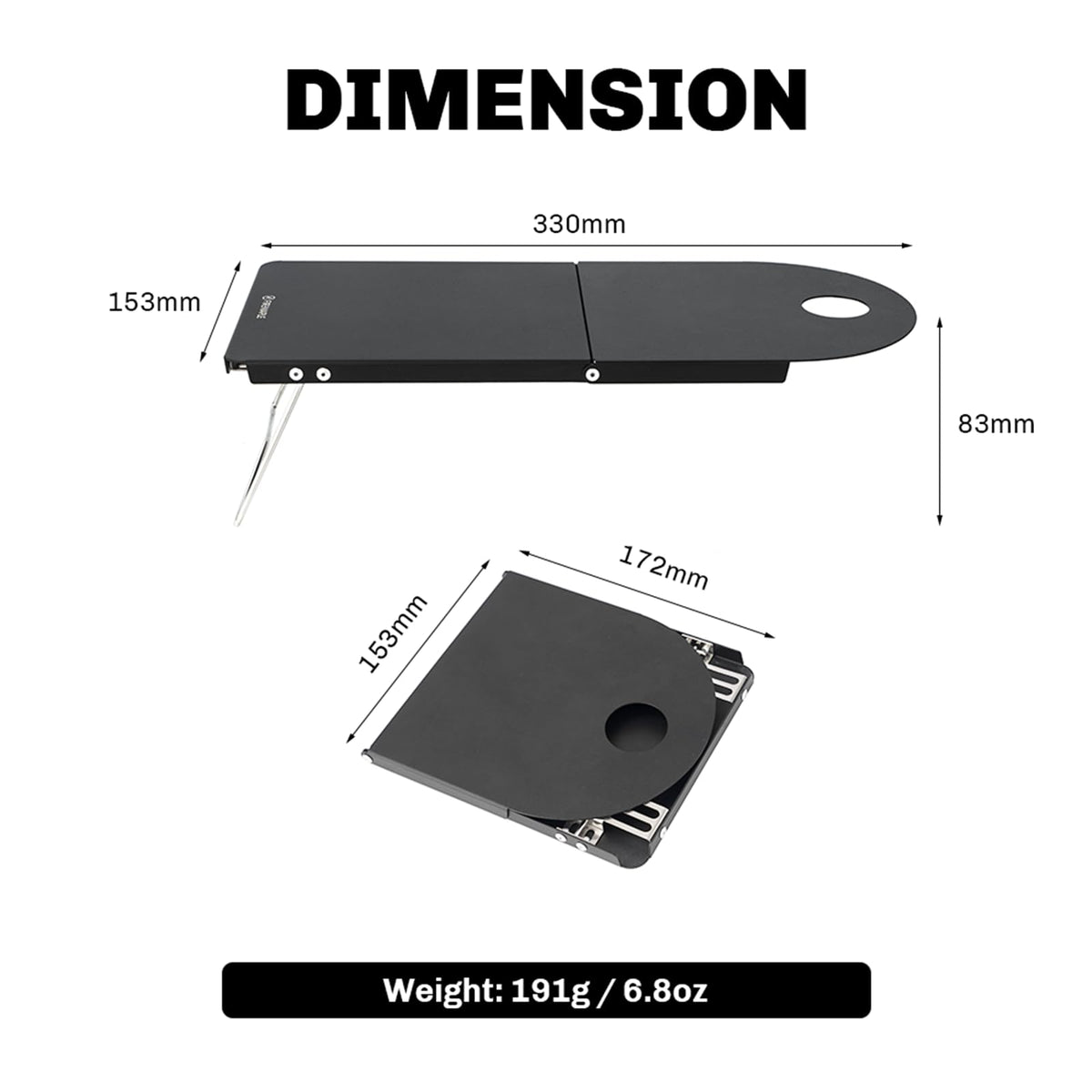 Ultralight Folding Aluminum Alloy Table M27409