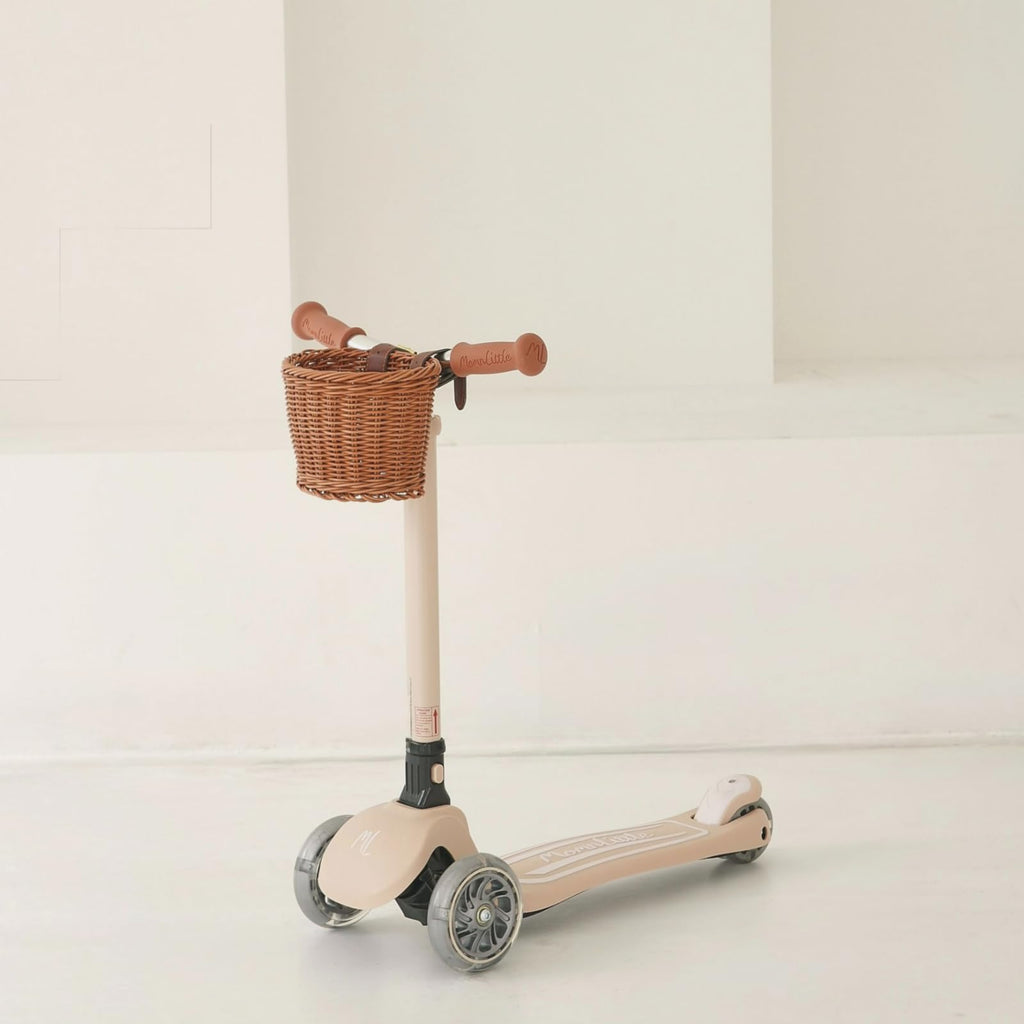 3-Wheel Foldable Toddler Scooter with LED Light-Up Wheels G44210