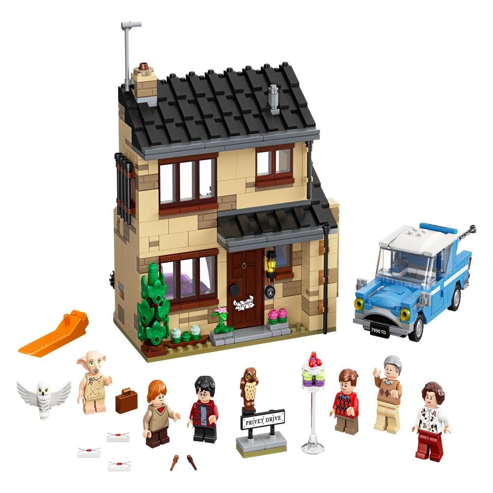House and Flying Car Toy with Minifigures F819