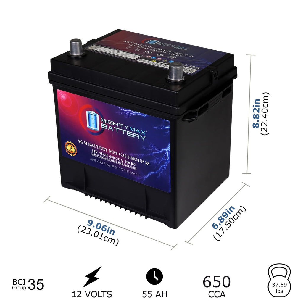 12V 55Ah AGM Replacement Battery Q242