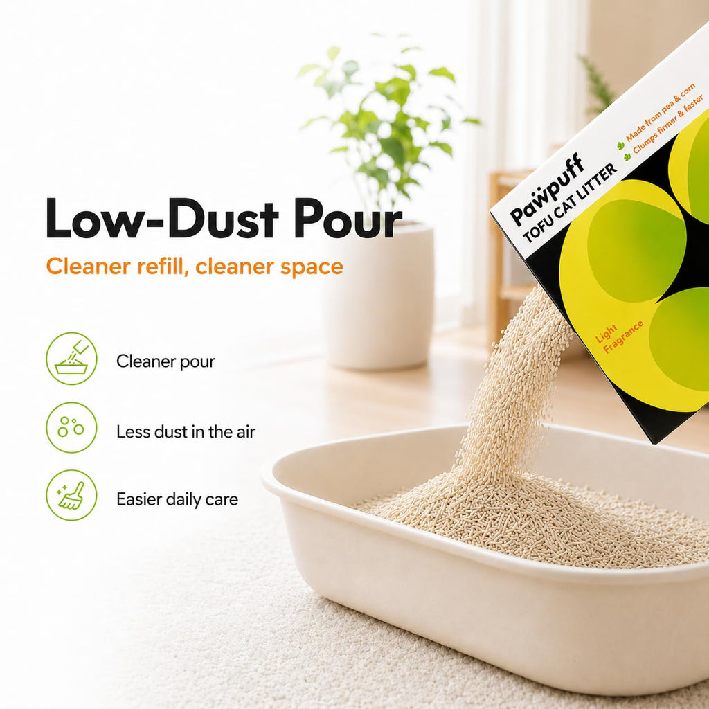 Tofu Cat Litter Low Dust Fast Clumping Flushable 2-Pack 22 lb W818