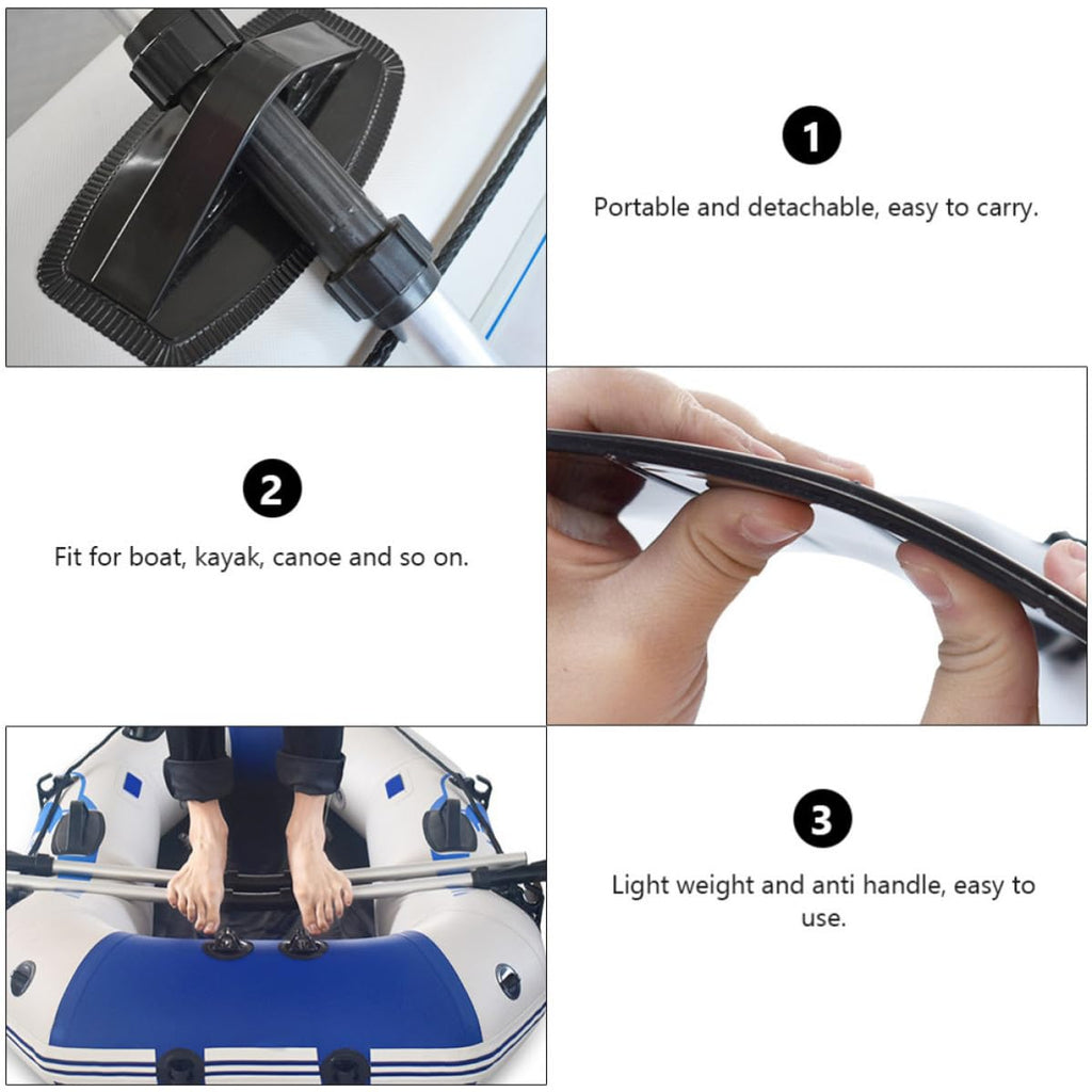 Boat Paddle Detachable Aluminum Alloy 2 Pairs D80279