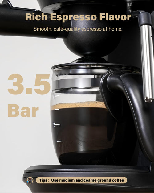 3.5 Bar Espresso Machine with Milk Frother M683377
