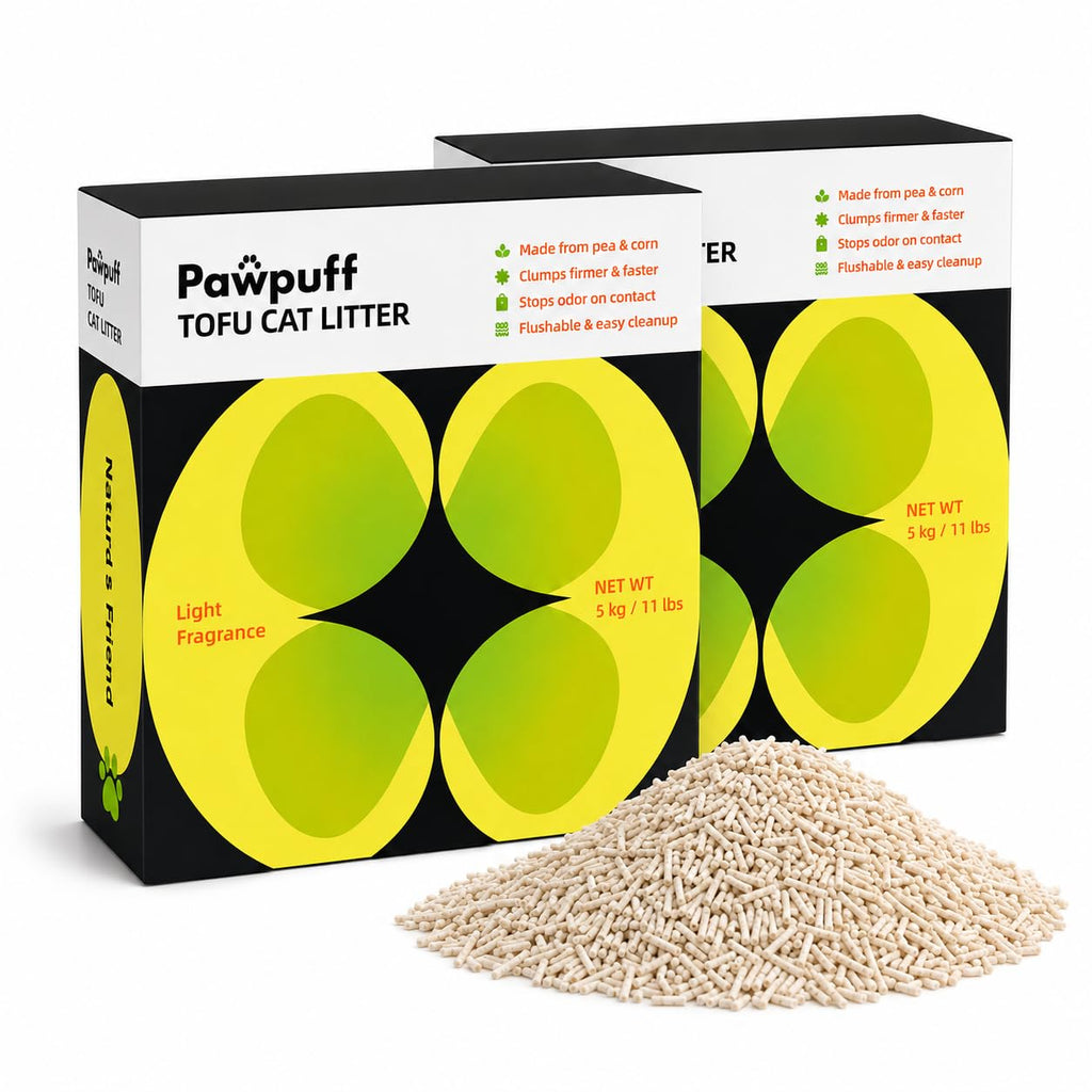 Tofu Cat Litter Low Dust Fast Clumping Flushable 2-Pack 22 lb W818