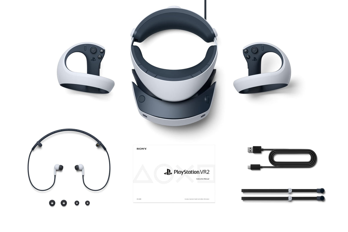 White VR2 Headset and Controllers V436018