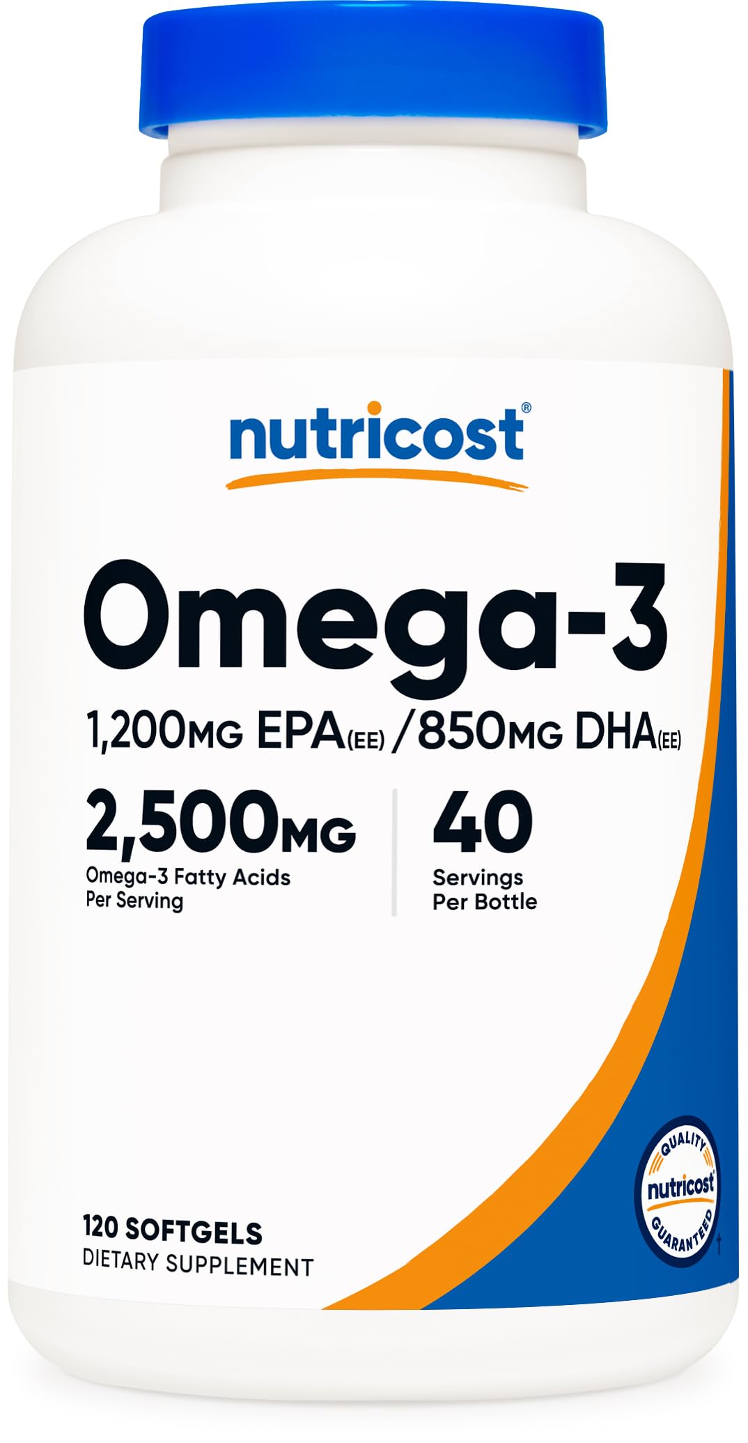 Omega 3 Fish Oil 2500MG 120 Softgels F62289
