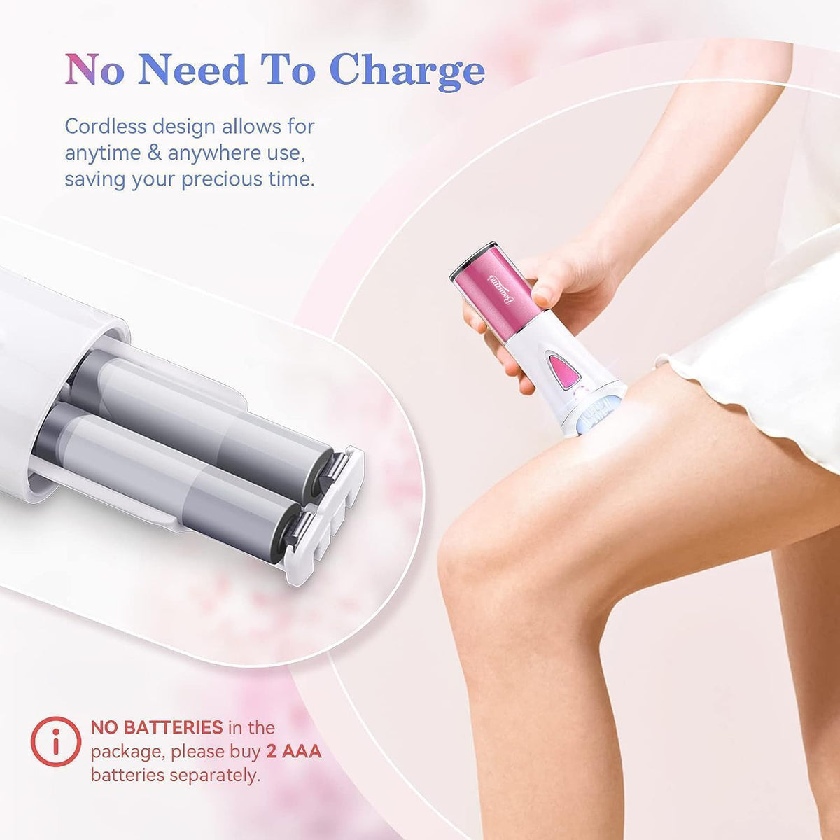Portable Electric Mini Epilator with 9-Tweezers A384