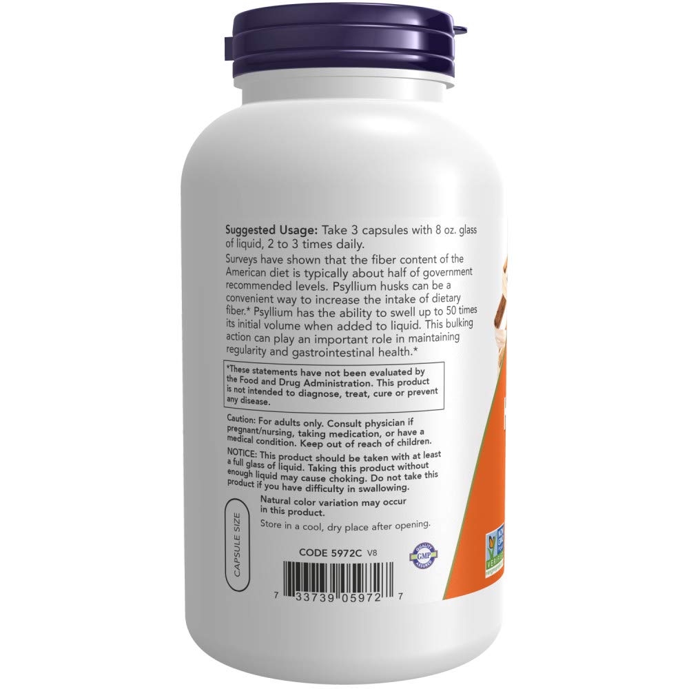 Psyllium Husk 500mg 500 Capsule 2 Pack L780