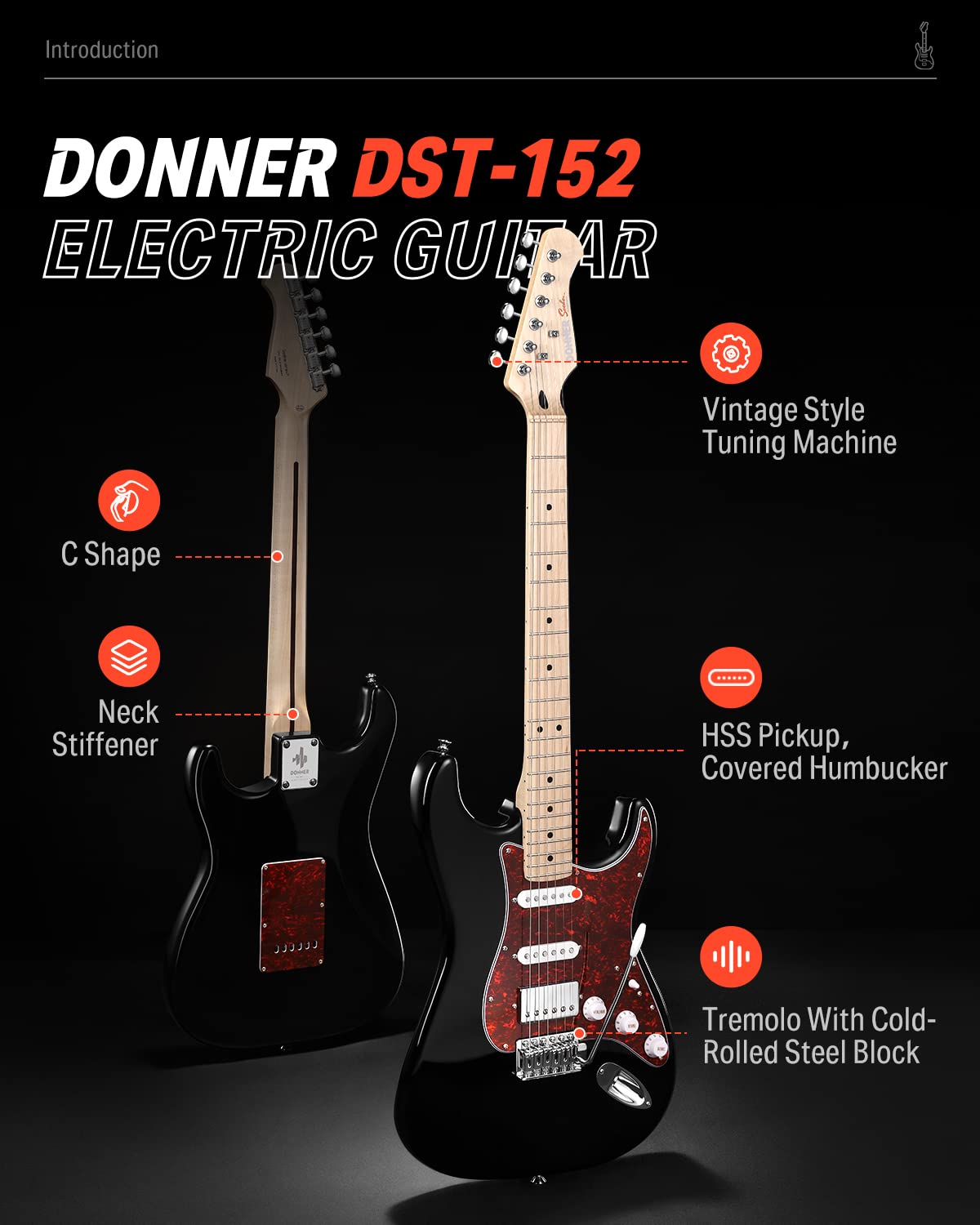 Electric Guitar HSS Coil Split A68201