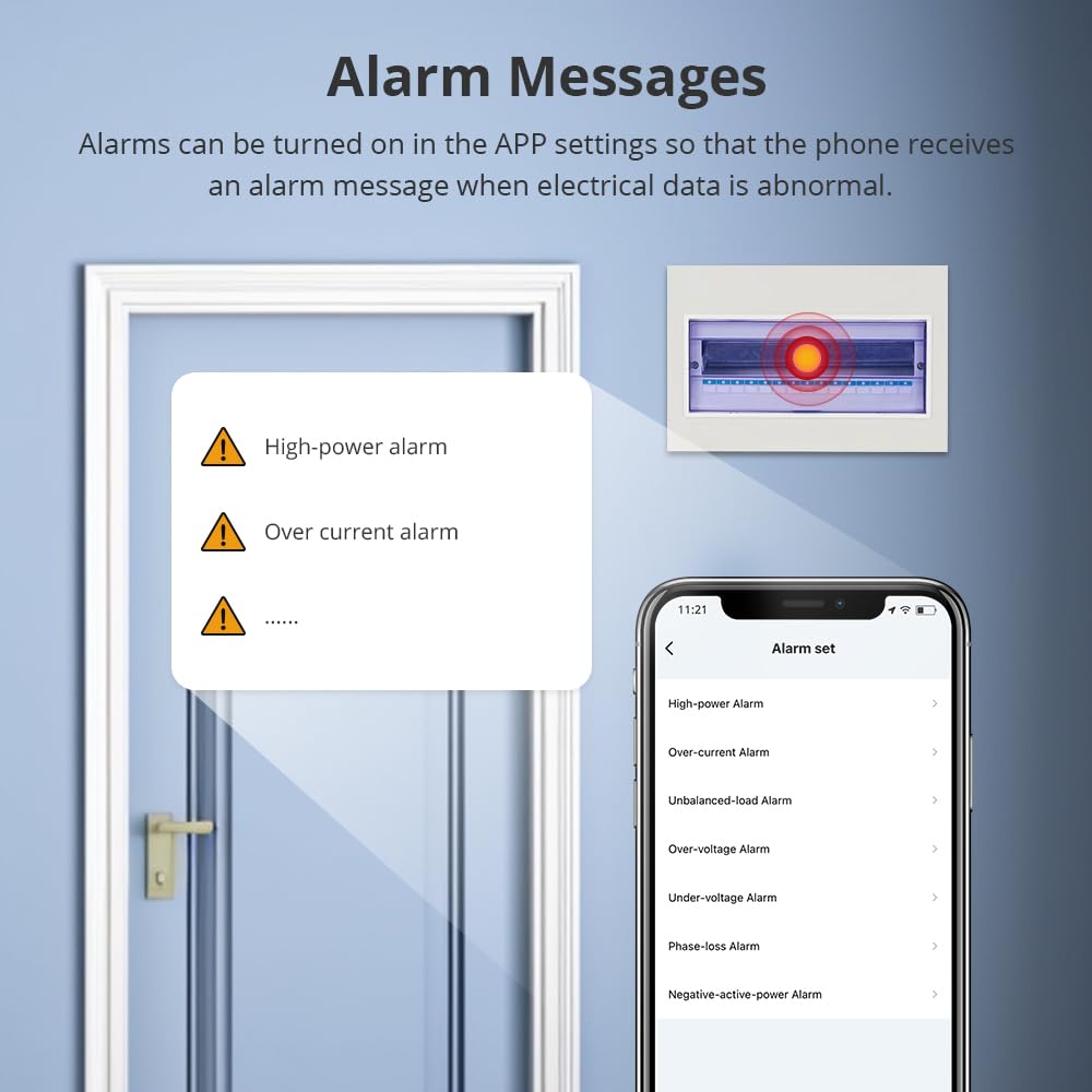 WiFi Home Energy Monitor with 2 x 120A CTs P5795