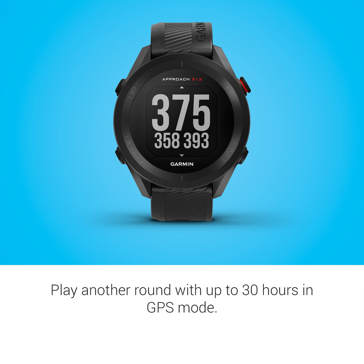 Black Golf Watch Z8865
