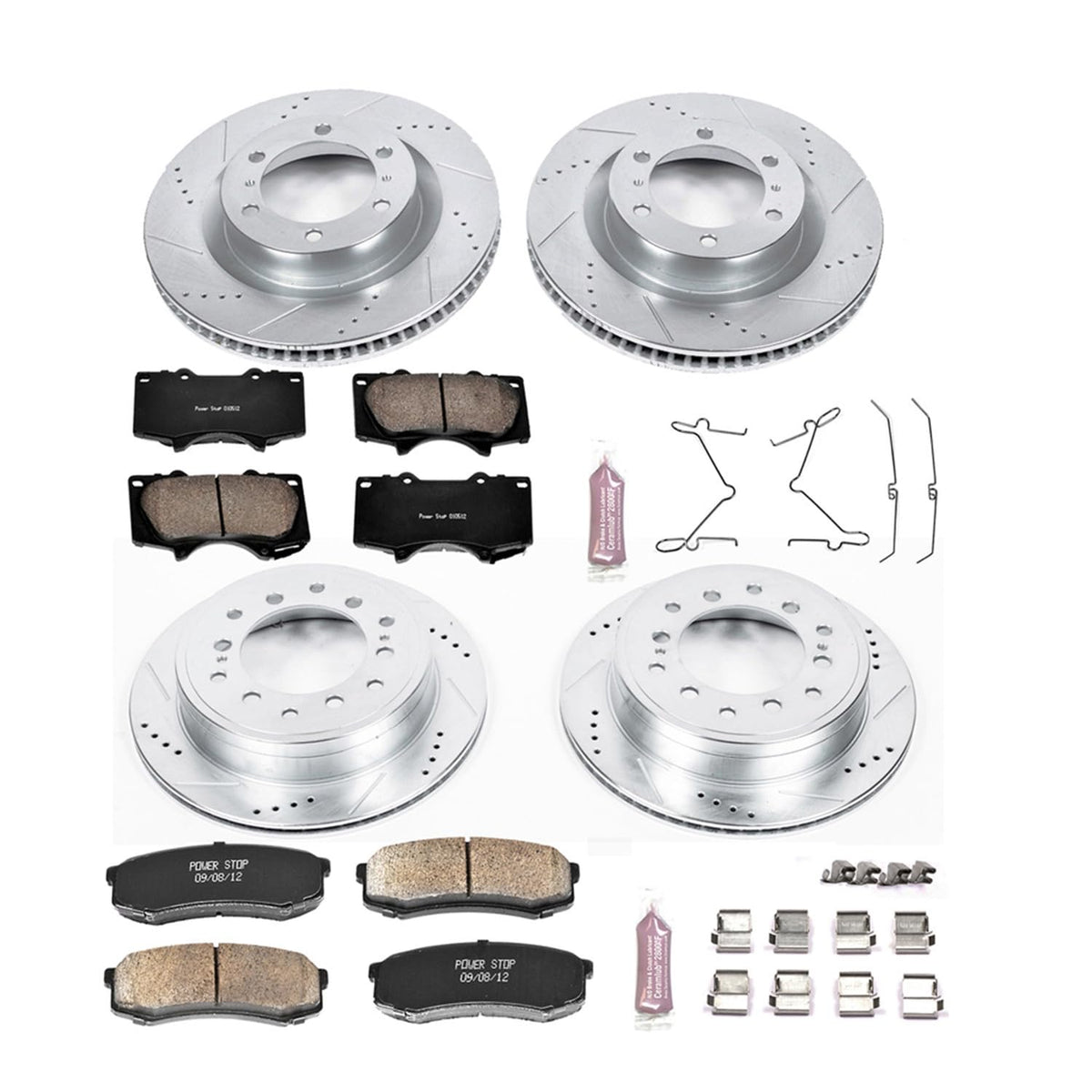 Brake Pad & Rotor Kit Front & Rear F35345