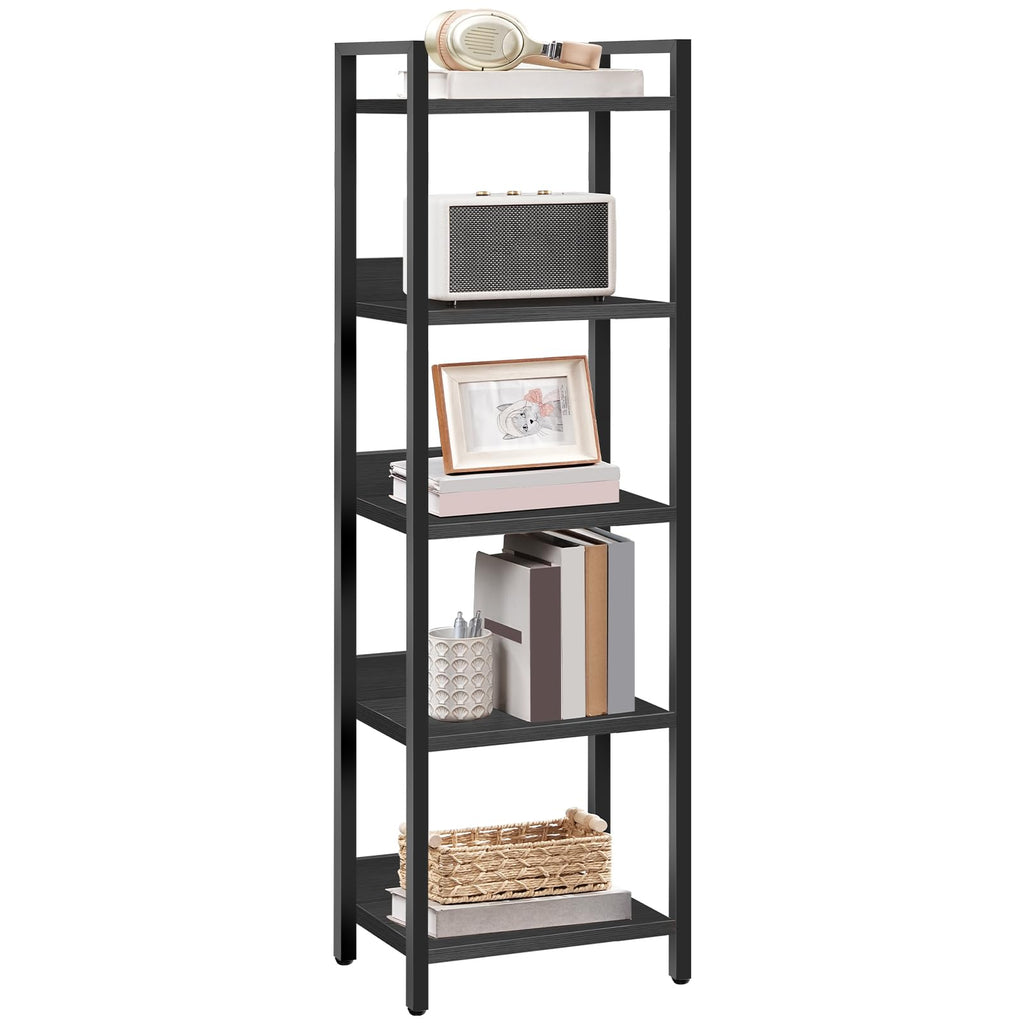 5-Tier Black Bookshelf H261636