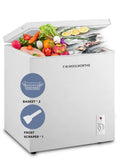 7.0 Cu.Ft Chest Freezer with Removable Basket, White Q84408