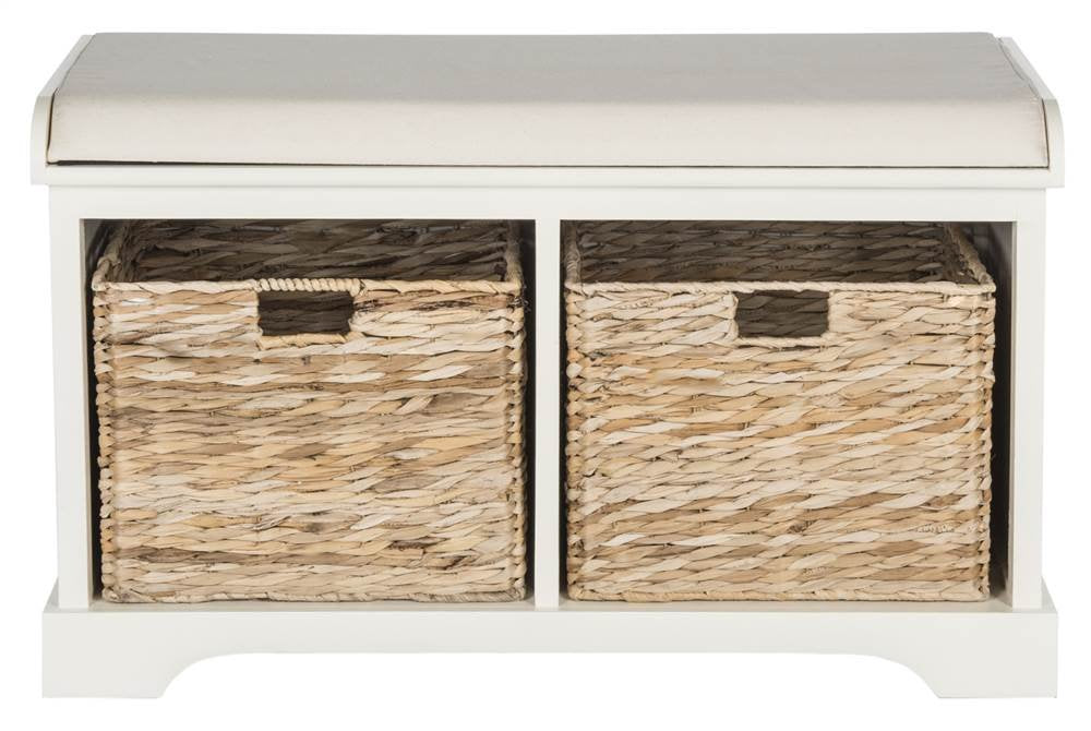Wood Storage Bench E575986