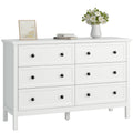 White 6 Drawer Dresser P43727