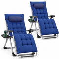 Zero Gravity Chairs Set of 2 with Cup Holder U932