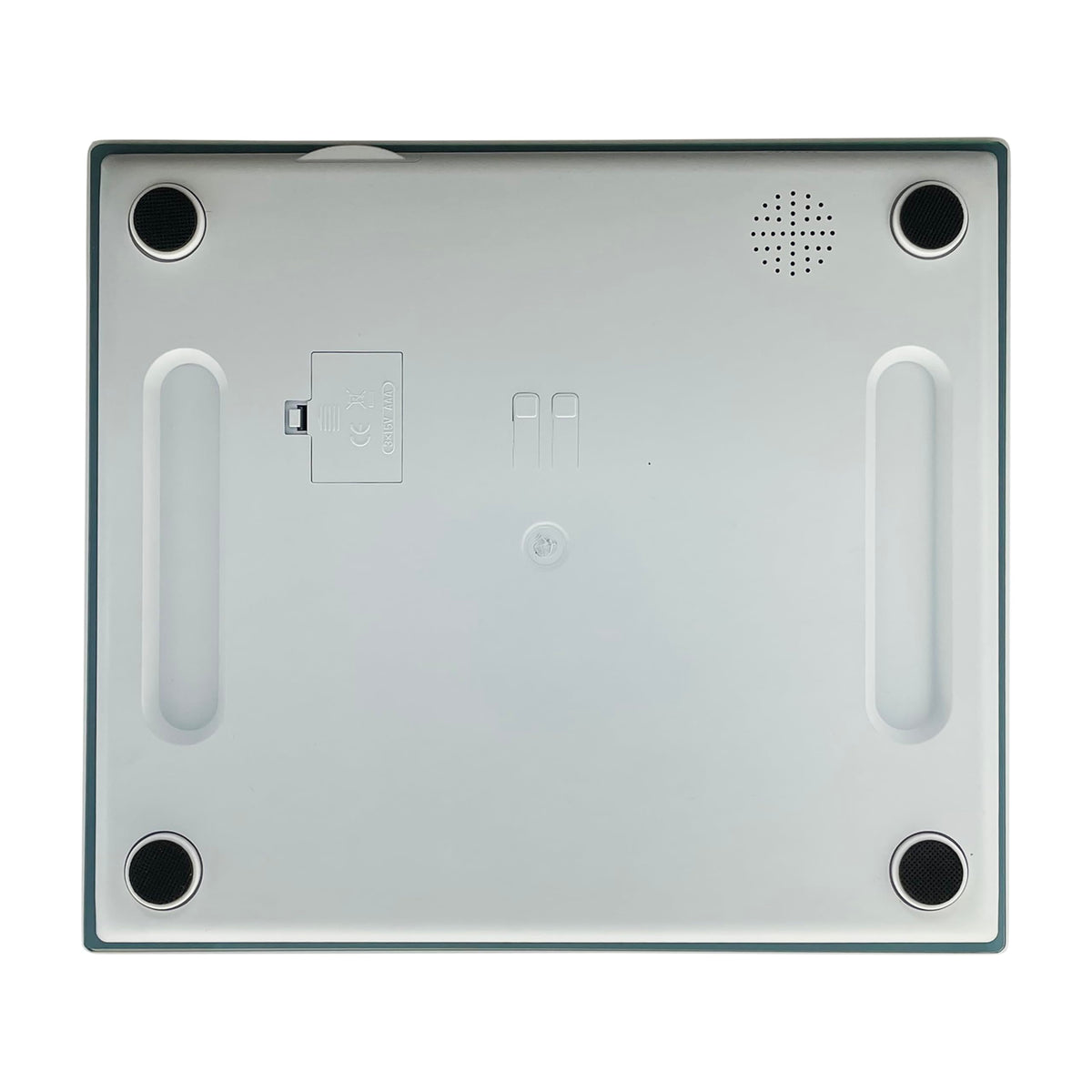 Digital Scale, Extra-Wide 13x15 Glass Platform, Slate Blue T8590
