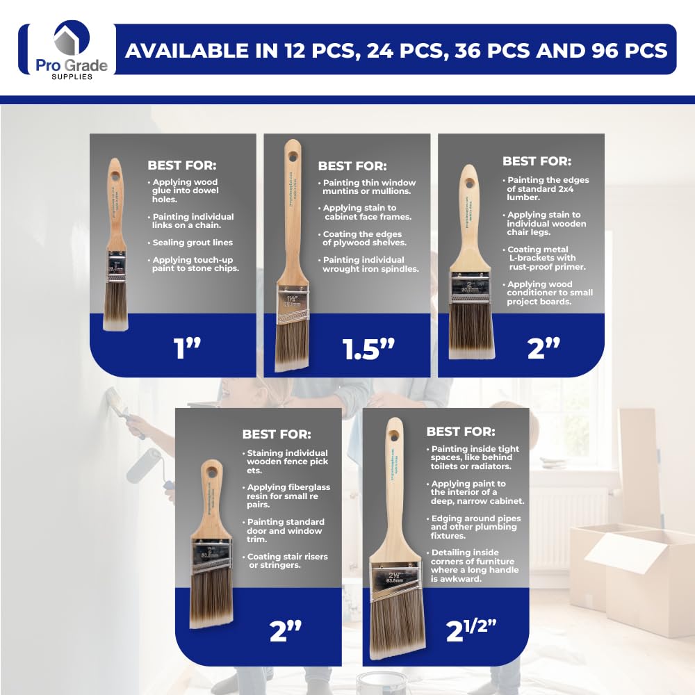 5-Piece Paint Brush Set U886493