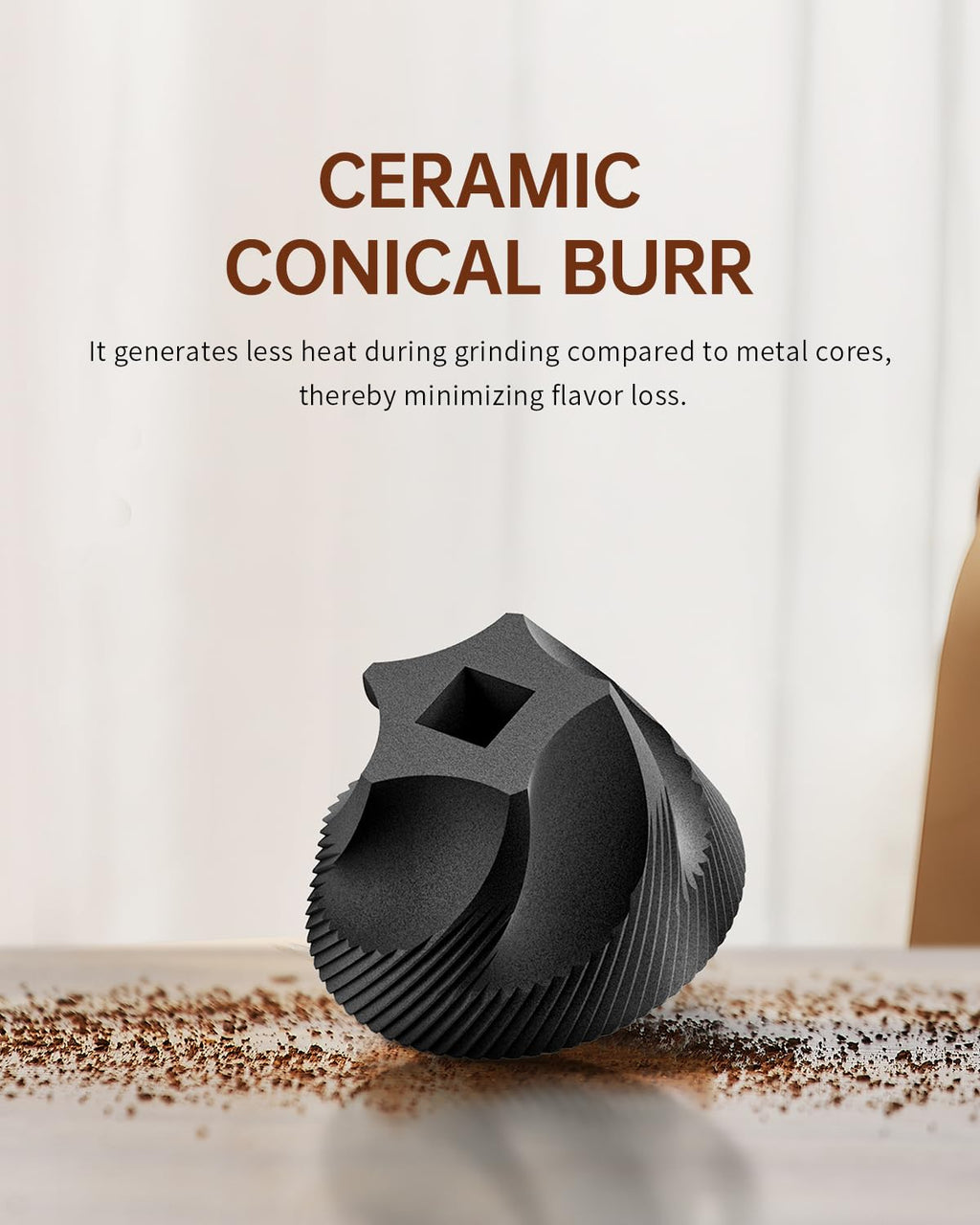 Manual Coffee Grinder with Ceramic Conical Burr R23982