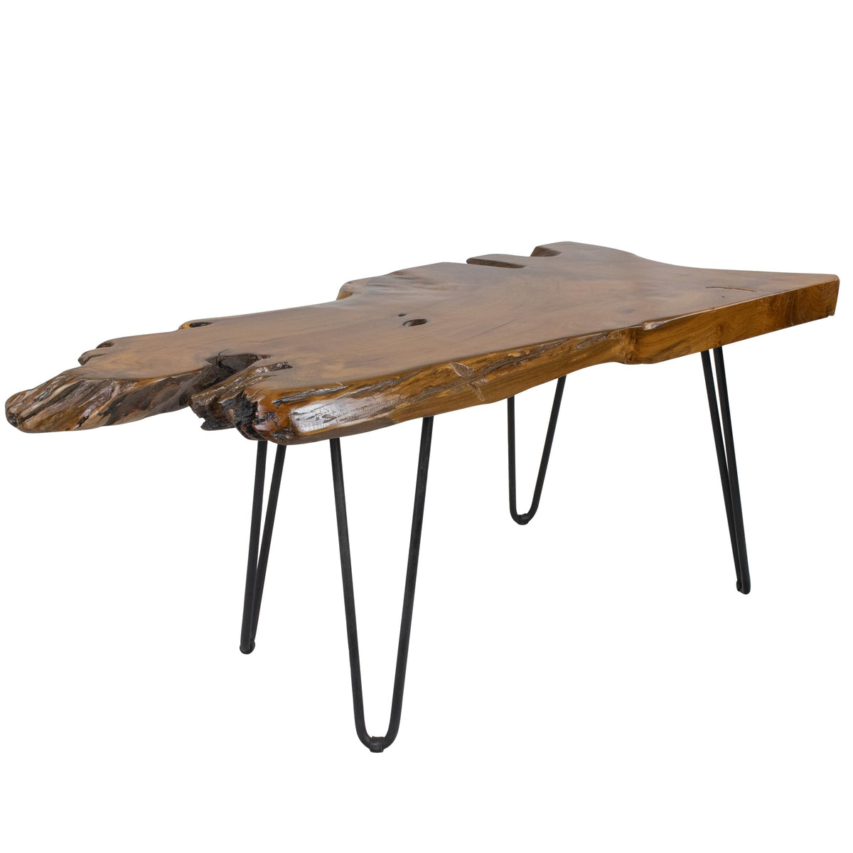 Live Edge Solid Wood Coffee Table L6369