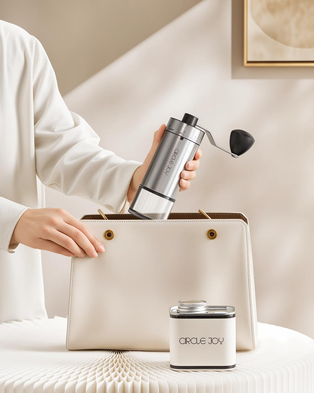 Manual Coffee Grinder with Ceramic Conical Burr R23982