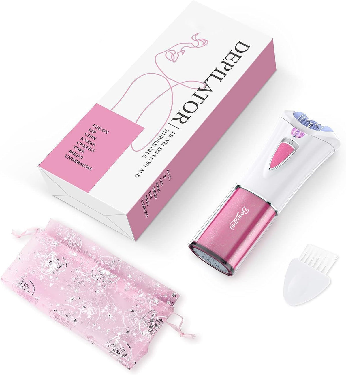 Portable Electric Mini Epilator with 9-Tweezers A384