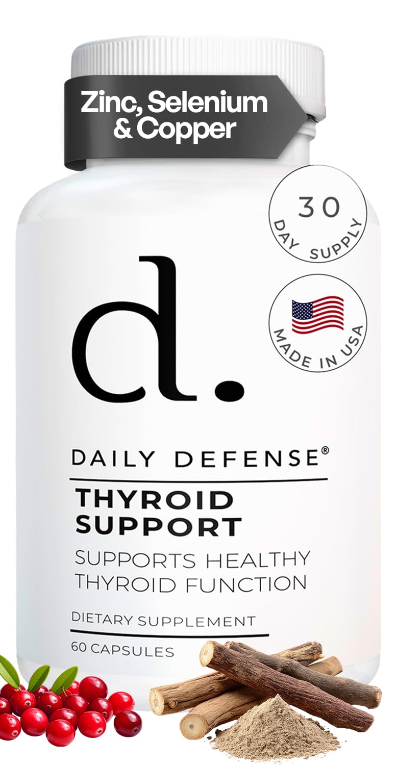 Selenium with Iodine Zinc B12 Ashwagandha Thyroid Support Supplement Y79527