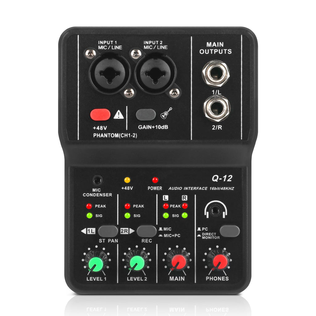USB Audio Interface with XLR and 3.55m Microphone Jack S294