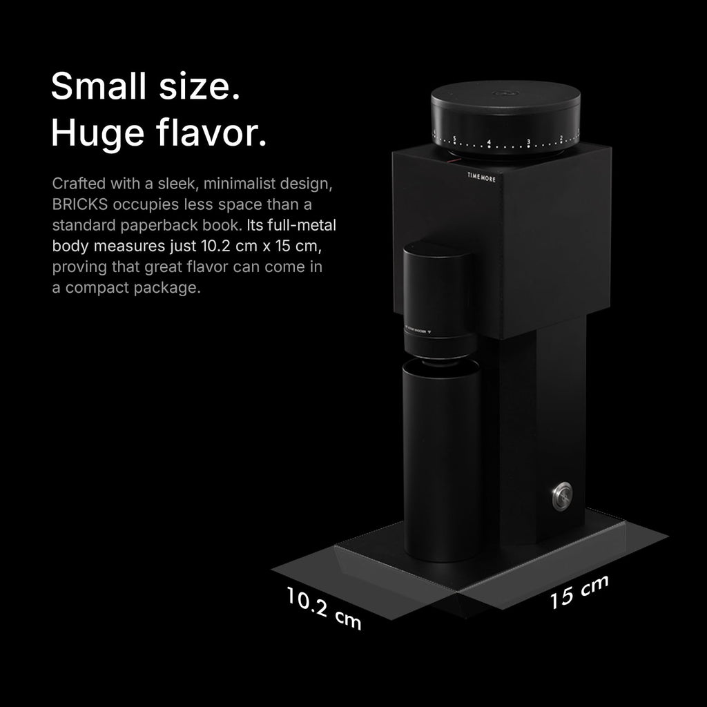 Electric Coffee Grinder 150 Adjustable Settings Stainless Steel Black X4380