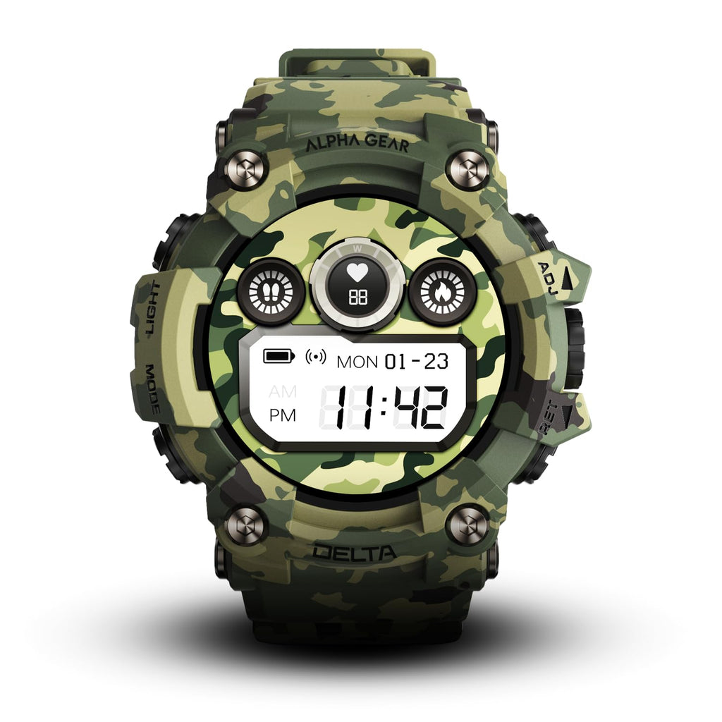 Camo Green Rugged Smartwatch Y480350