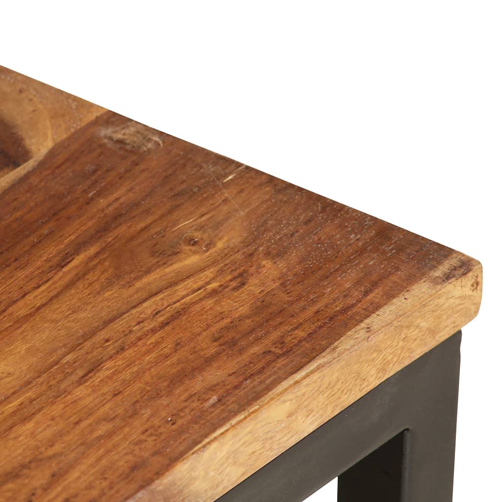 Coffee Table Nesting Tables 2 pcs Solid Sheesham Wood B6319