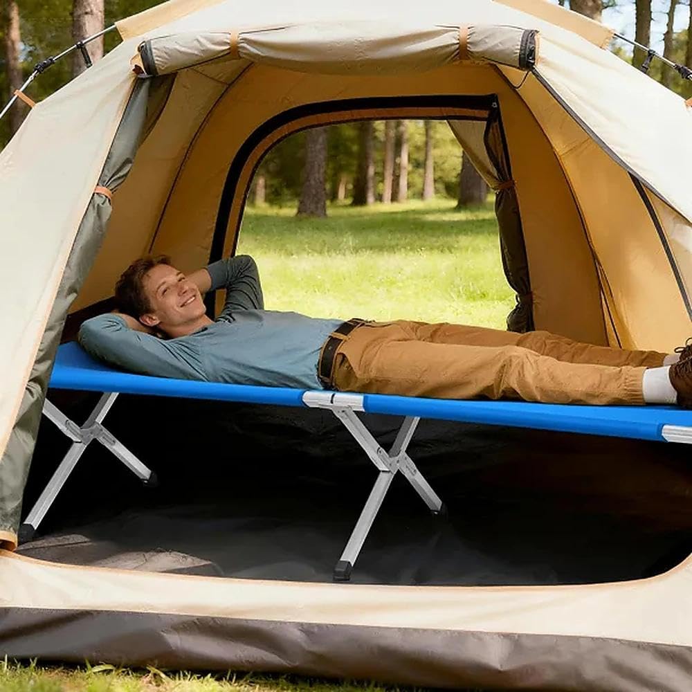 Portable Folding Camping Cot with Carrying Bag Y40244