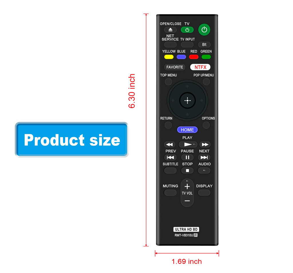 Replacement DVD Player Remote M14740