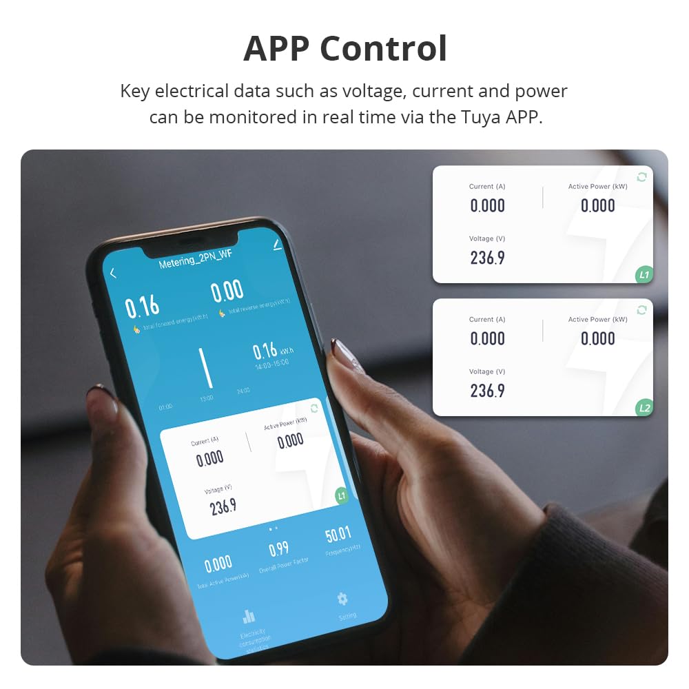 WiFi Home Energy Monitor with 2 x 120A CTs P5795