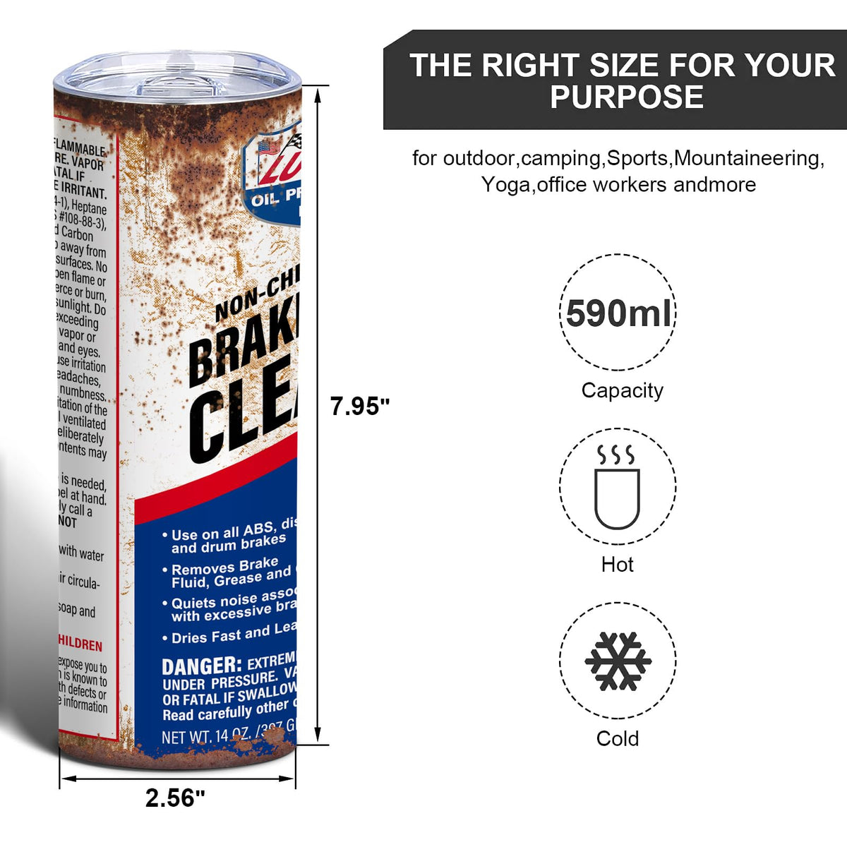 20oz Insulated Skinny Tumbler L643