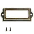 Bronze 3.3 Inch Label Holder 30 Pcs D44490