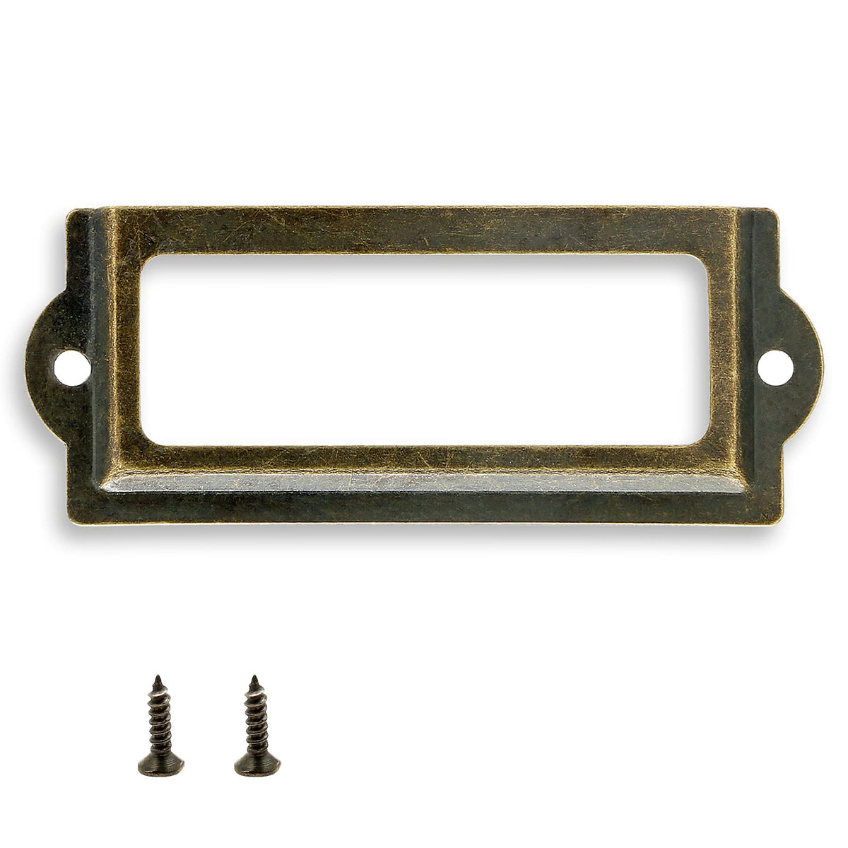 Bronze 3.3 Inch Label Holder 30 Pcs D44490