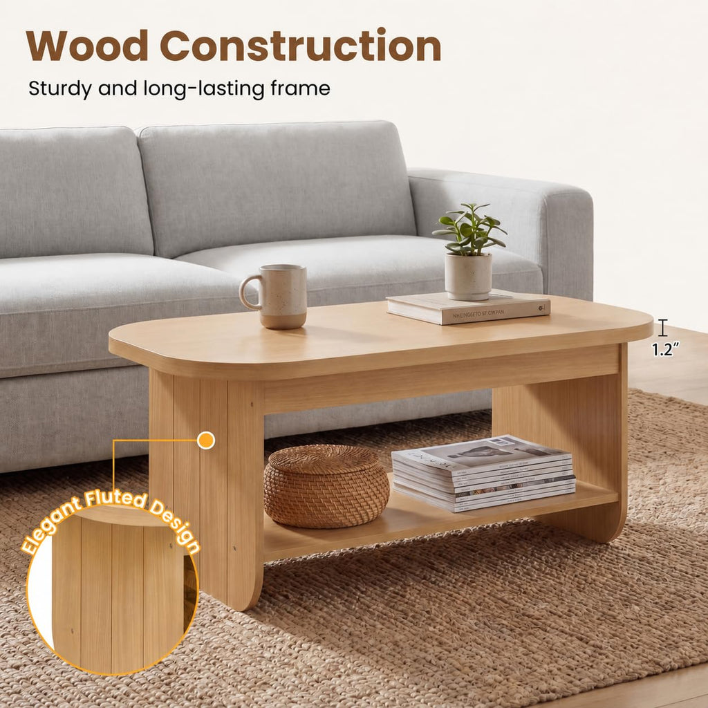 47” Oval Coffee Table H195575