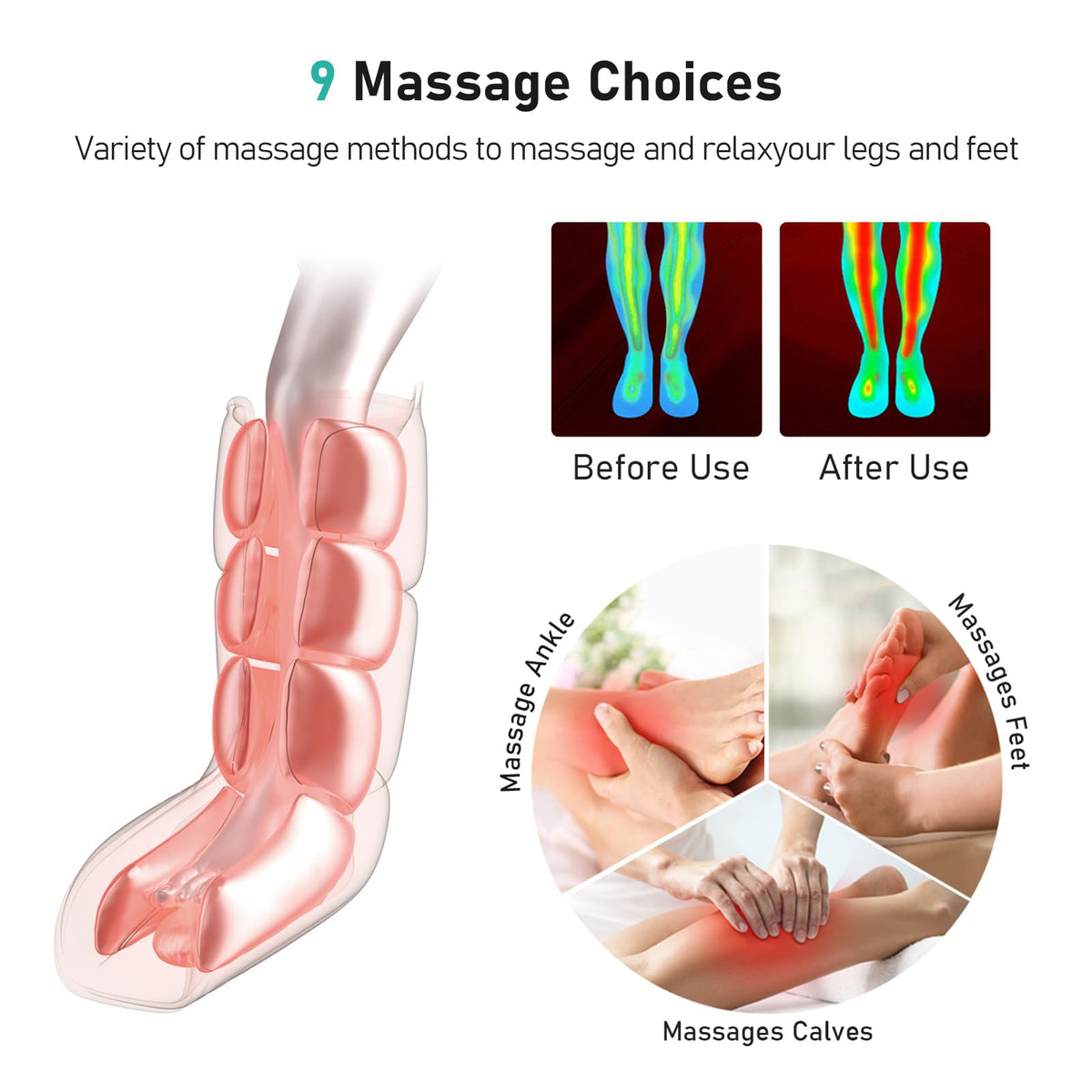 Air Compression Leg Massager M541