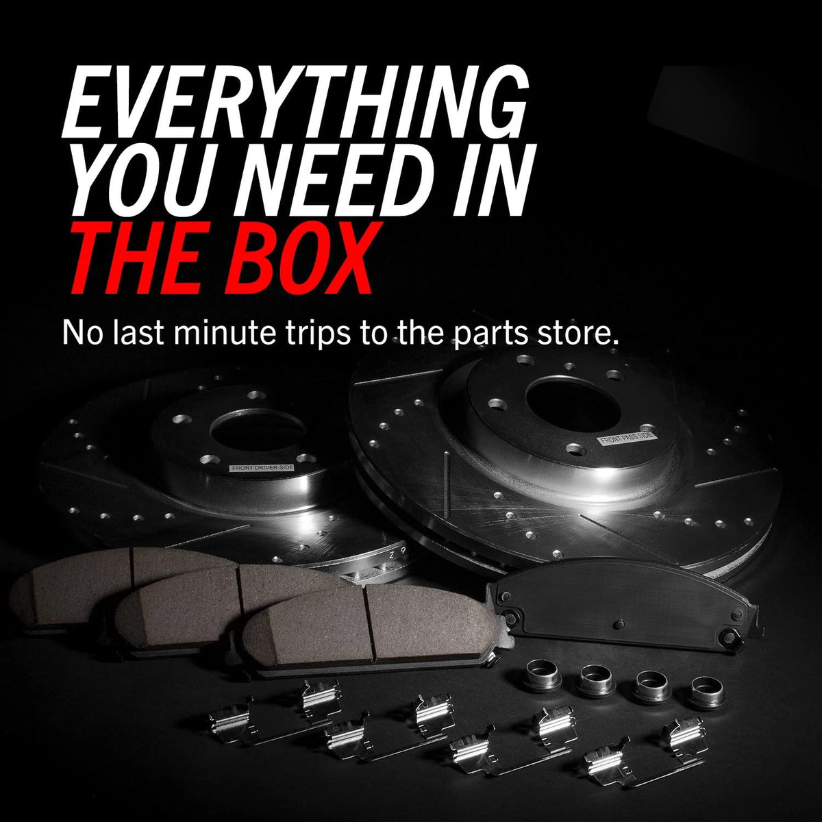 Brake Pad & Rotor Kit Front & Rear F35345