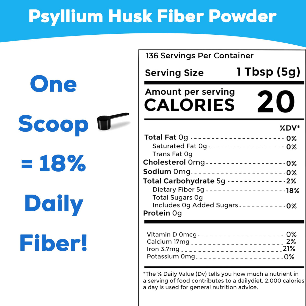 Psyllium Husk Powder 1.5lb L38807