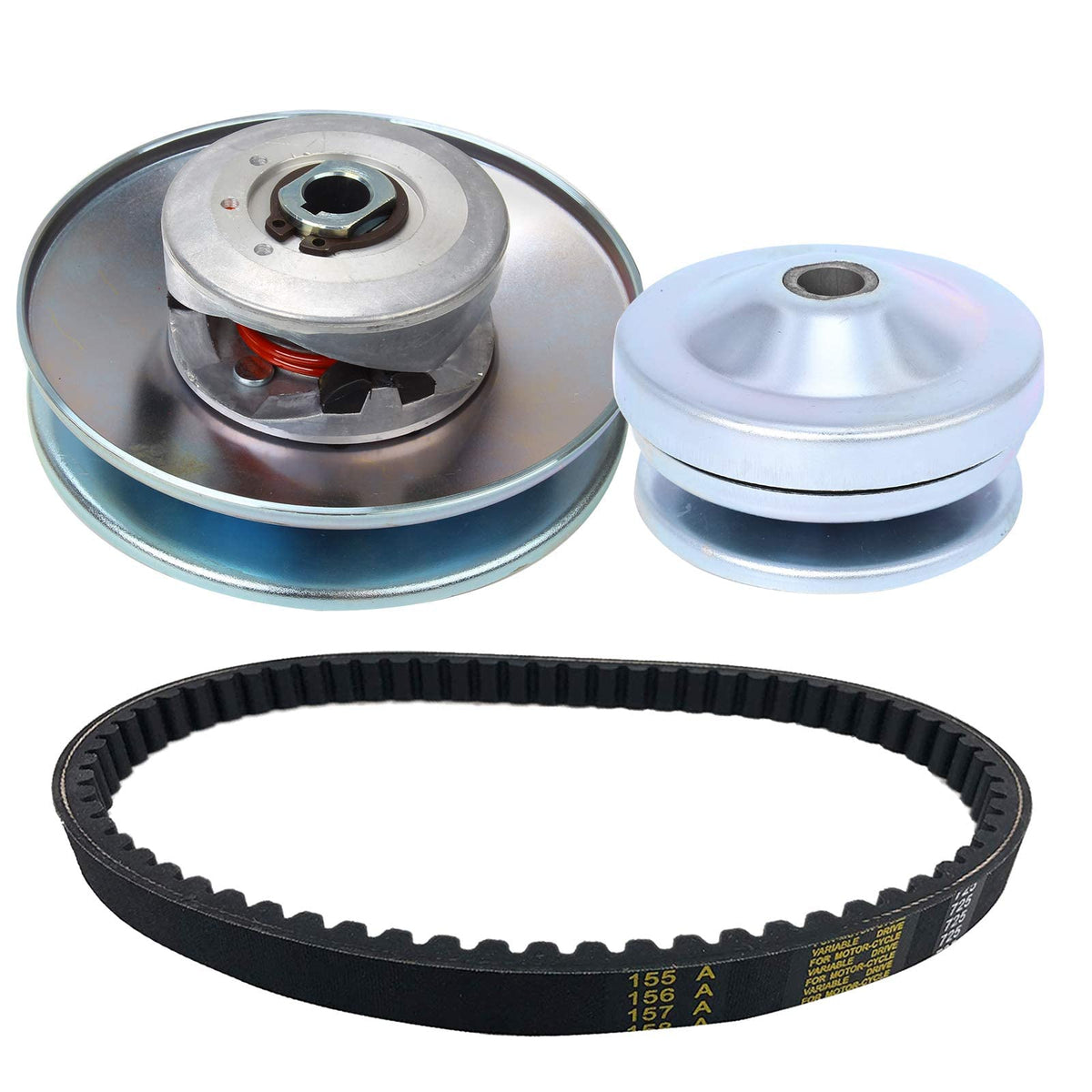 3/4" Bore 6" Diameter Asymmetric CVT Torque Converter with 5/8" Clutch and 725 Belt L42355
