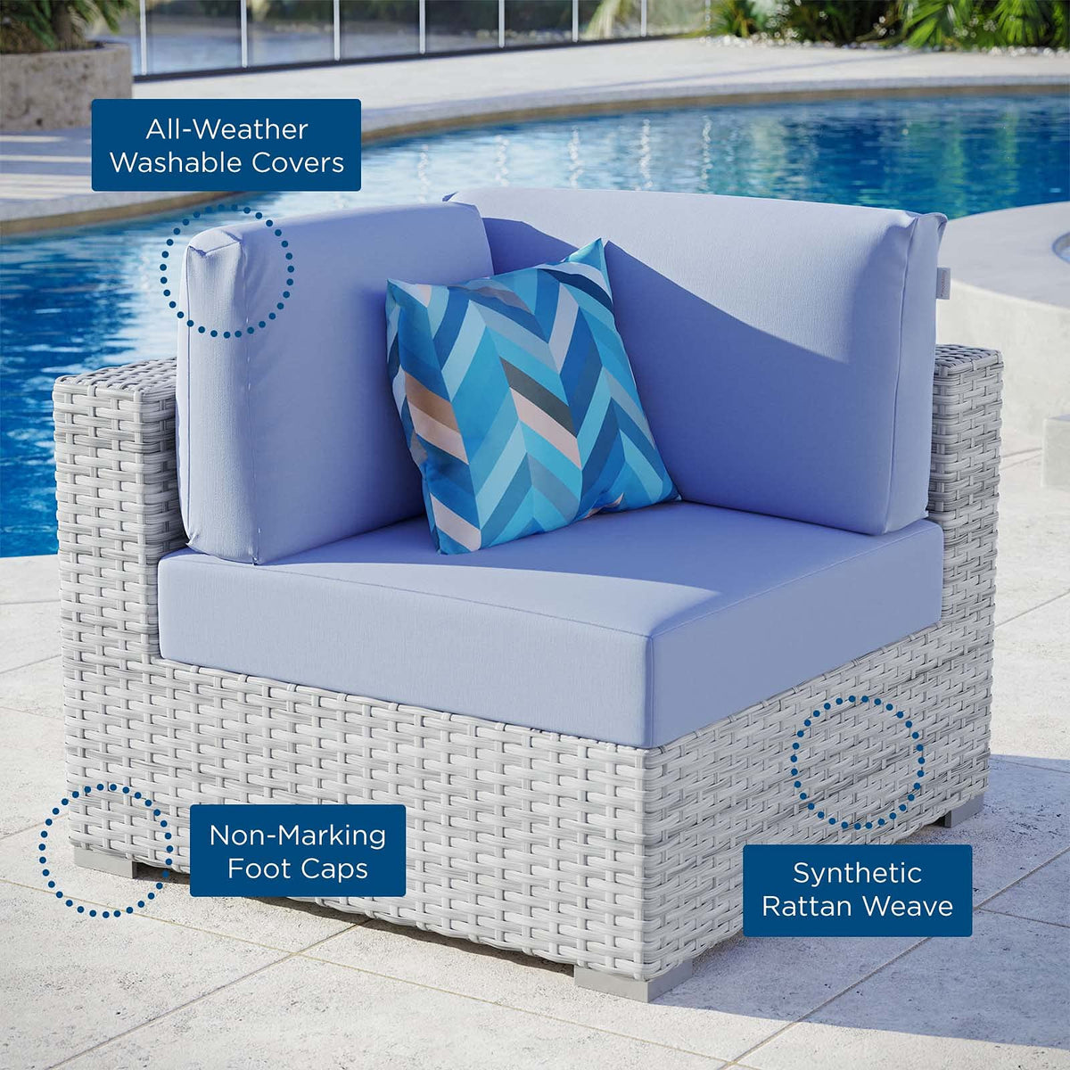 Rattan Wicker Lounge Chair F929