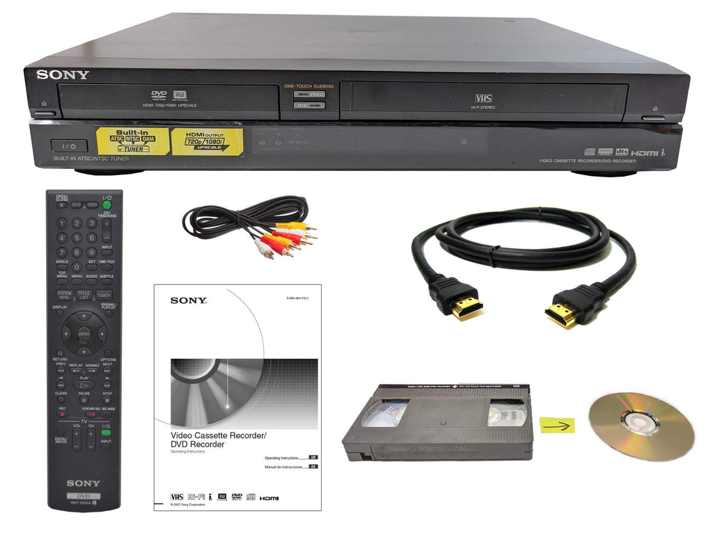 VHS to DVD Recorder VCR Combo with Remote S206