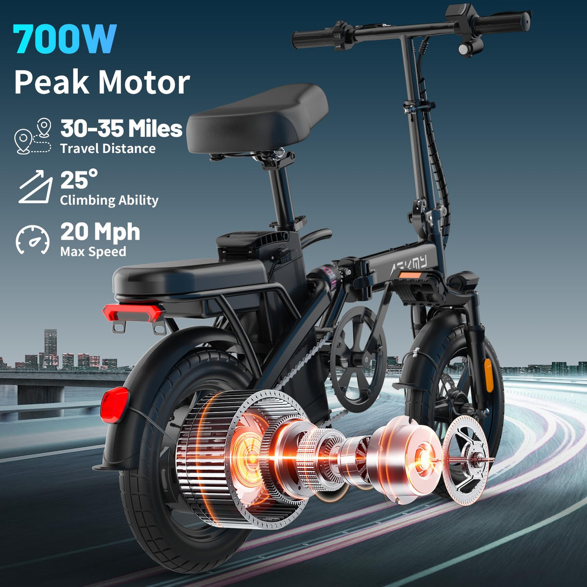 Folding Electric Bike 14" V4870